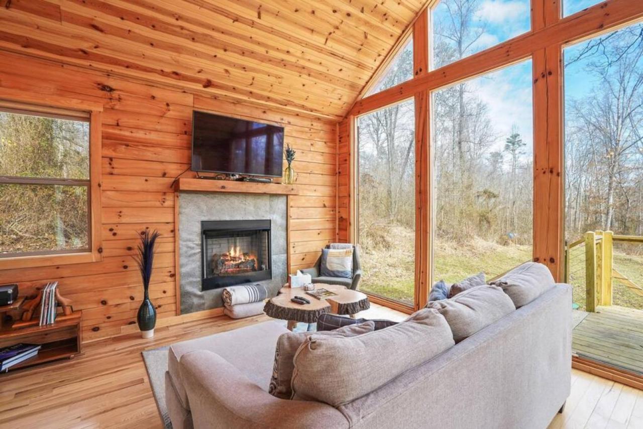 Fern Haven A Modern Take On Hocking Hills Cabins Stella Luaran gambar